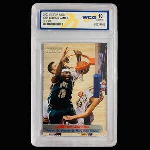 🔥LEBRON JAMES ROOKIE (RC) 2003 SPORTS ILLUSTRATED - GEM MINT 10 💎